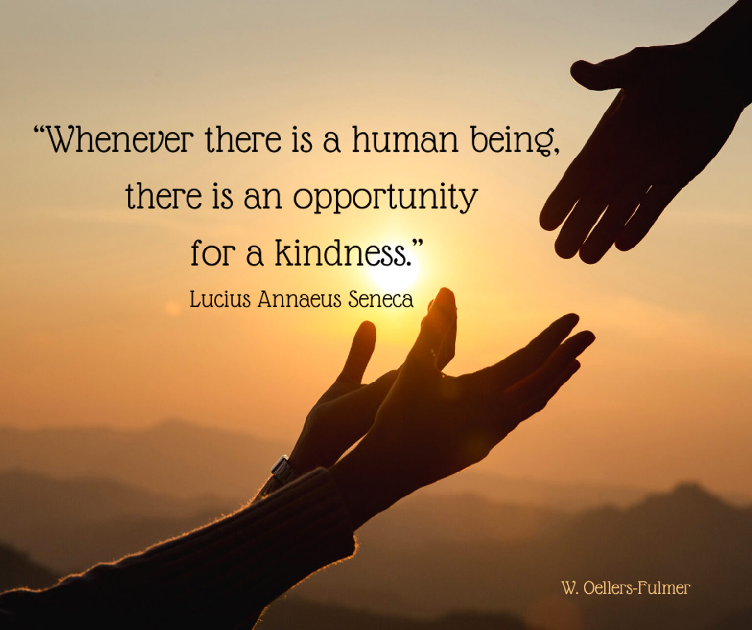 October 14, 2023: In A Chaotic World, KIndness Can Make A Difference ...