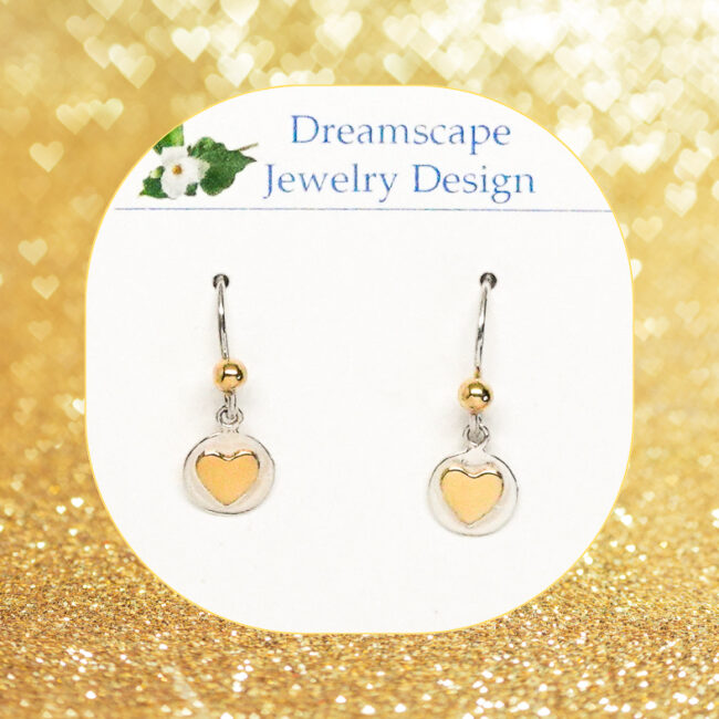 Golden Dreamscape Tassel Earrings