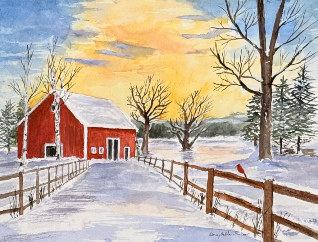 Dawn Rising Watercolor