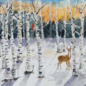 Dawn Chorus Watercolor