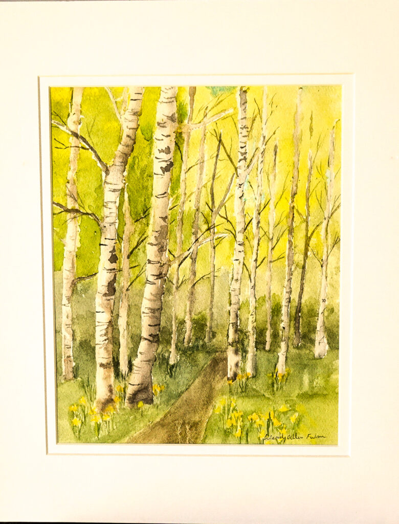 A Song For Spring Watercolor