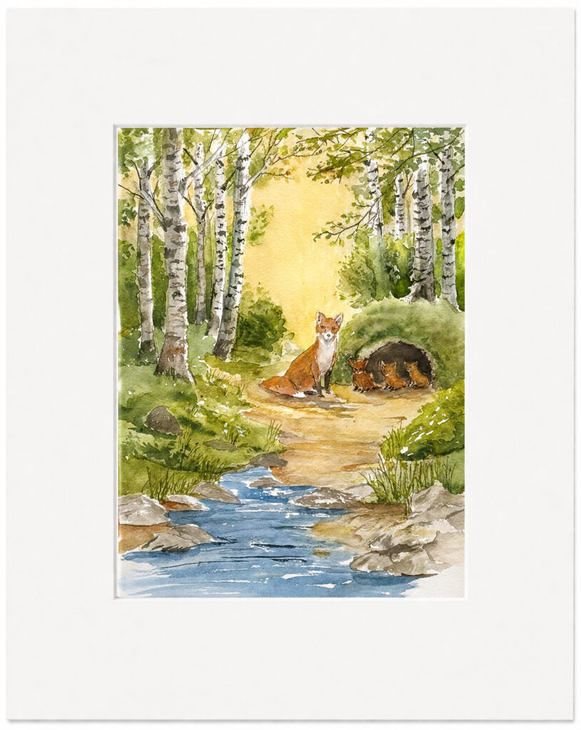 Where Light Lives: Home in the Hollow Watercolor